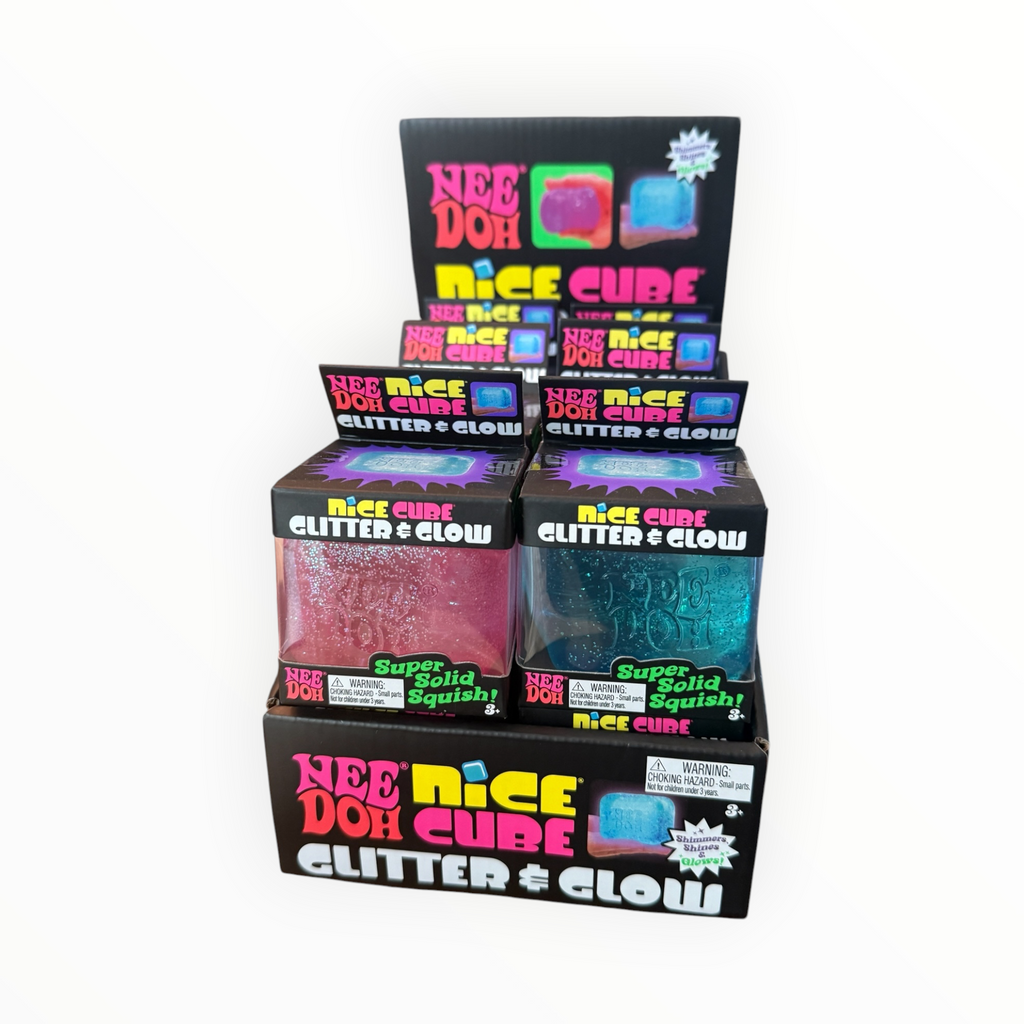 NeeDoh Glitter & Glow Nice Cube
