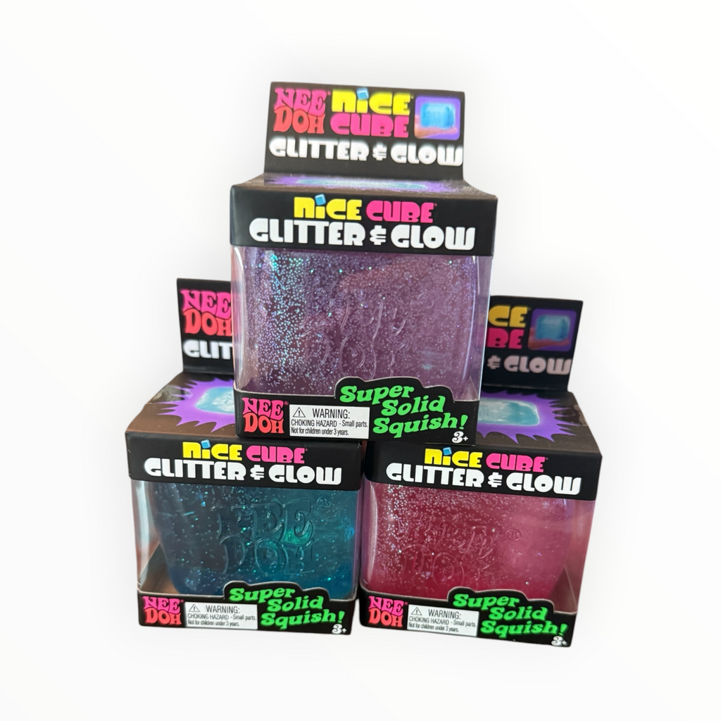 NeeDoh Glitter & Glow Nice Cube