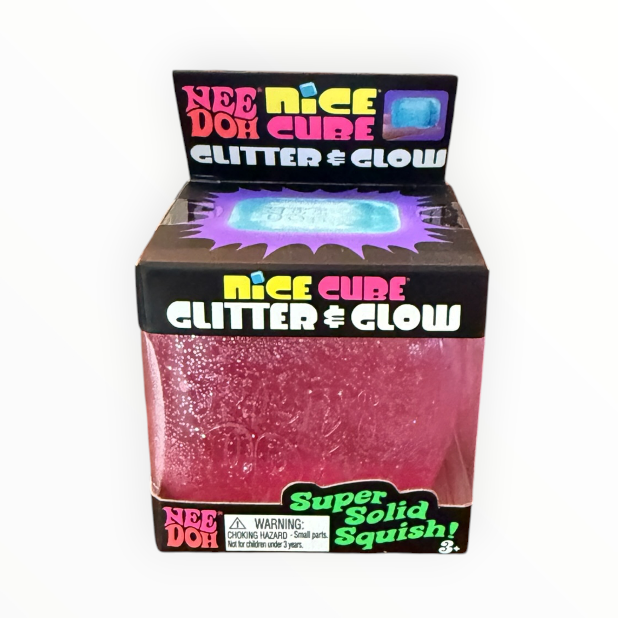 NeeDoh Glitter & Glow Nice Cube