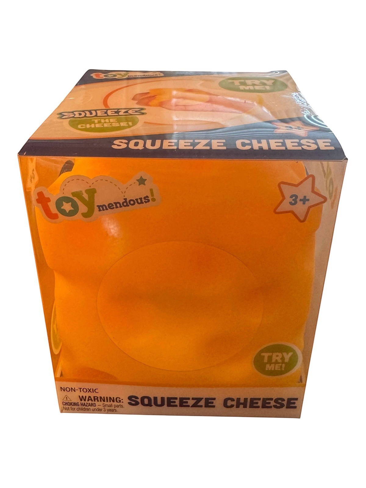 Toy mendous Squeeze Cheese Sensory Toy