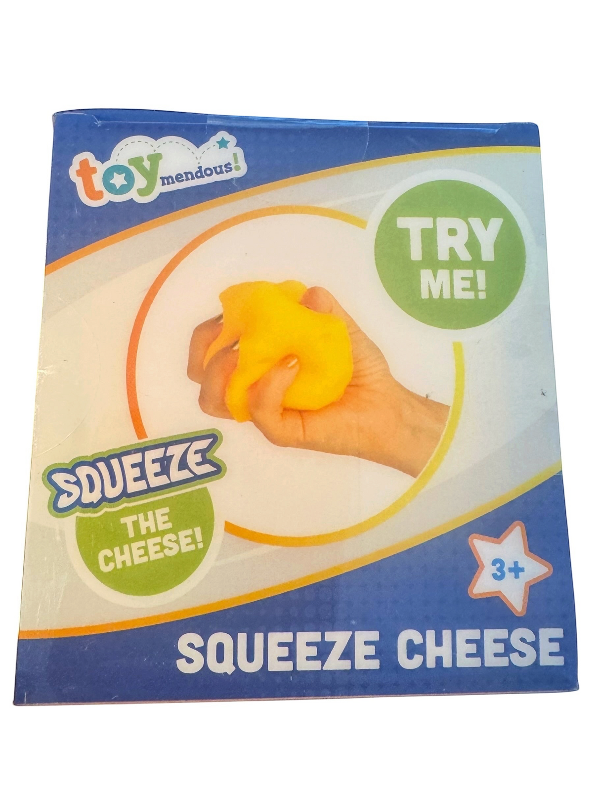 Toy mendous Squeeze Cheese Sensory Toy